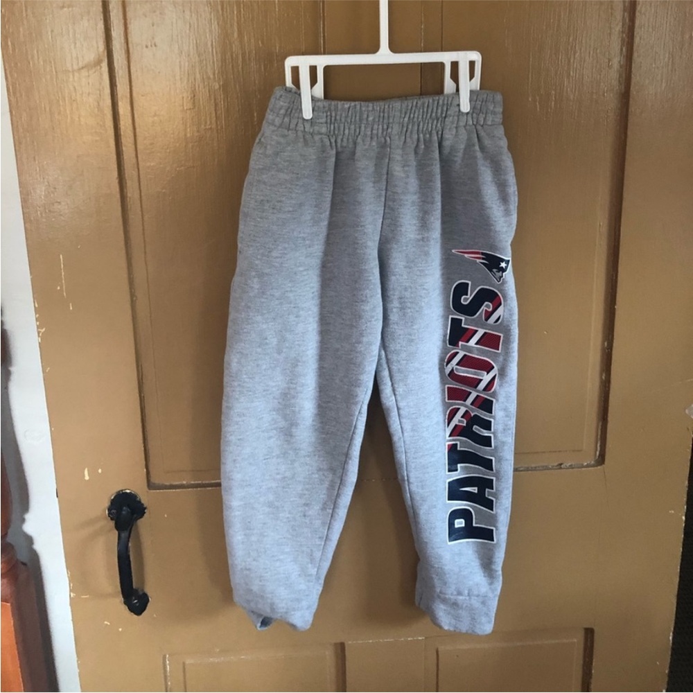 NFL Patriots Kids Gray Joggers